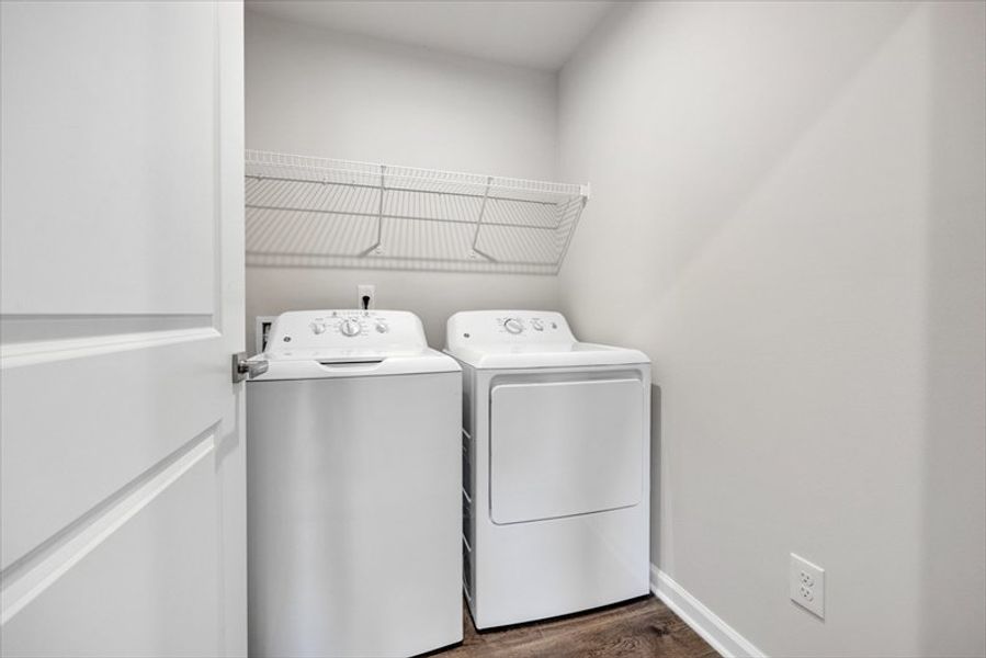 Furnished interior view inside a new home in Cameron Ridge 2-Story, Columbia (Image 10). Furnished interior view inside a new home in Cameron Ridge 2-Story, Columbia (Image 10).