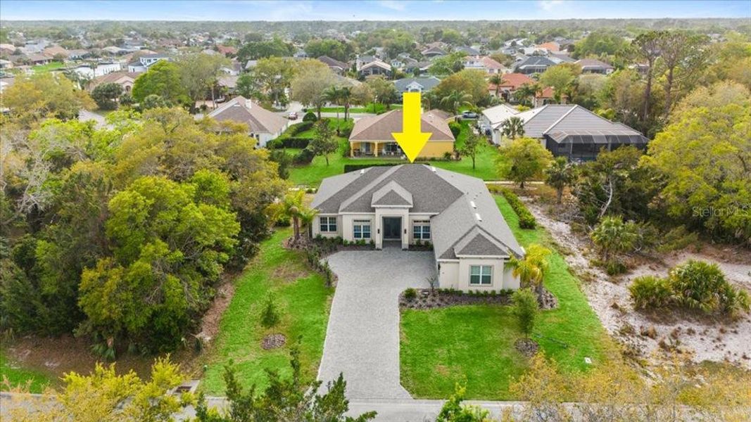 Front exterior of a new home in , Palm Coast, FL, highlighting curb appeal (Image 24).