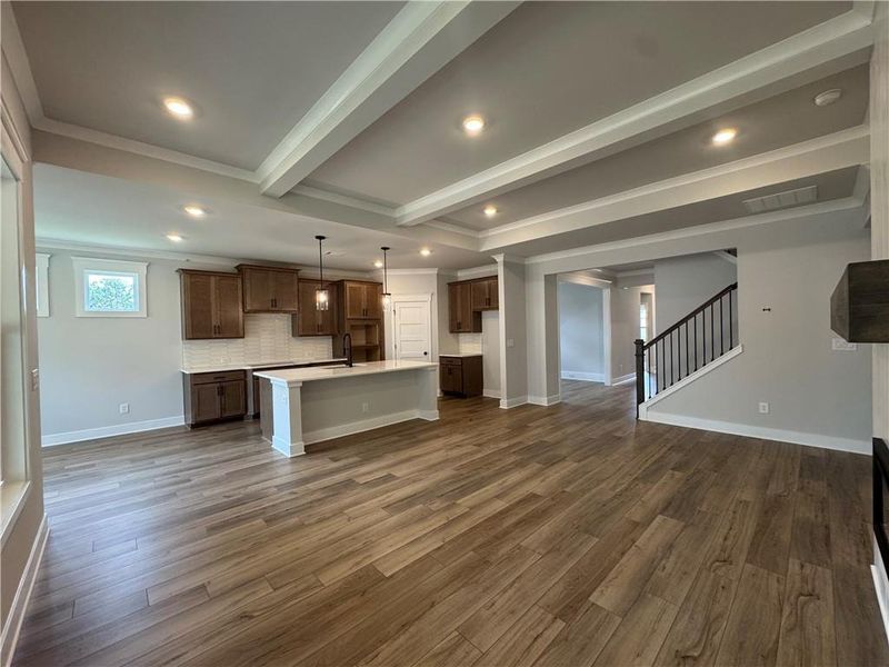 Spacious, unfurnished interior of a new home in Rosewood Lake Preserve, Hoschton (Image 17). Spacious, unfurnished interior of a new home in Rosewood Lake Preserve, Hoschton (Image 17).