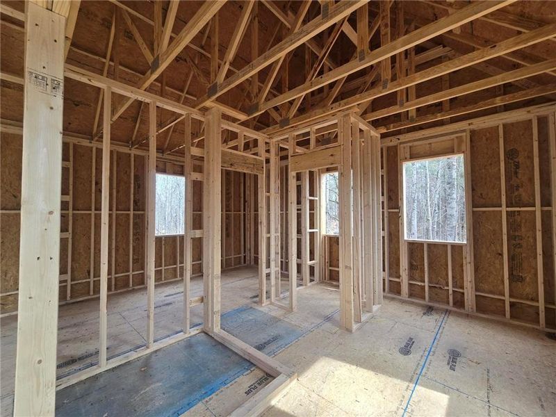 In-progress construction of a new home in Aster, Roswell, GA (Image 39).