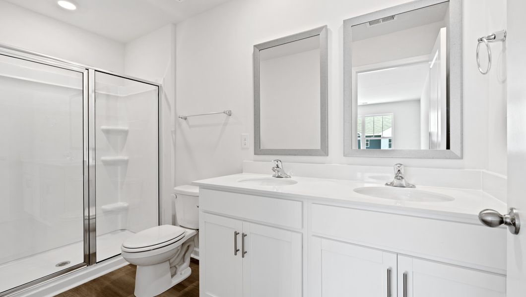 Furnished interior view inside a new home in Chestnut Ridge Townhomes, Greenville (Image 11).