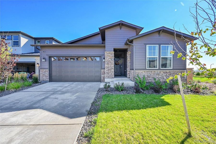 Exterior details and patio area of a home in , Aurora (Image 23).