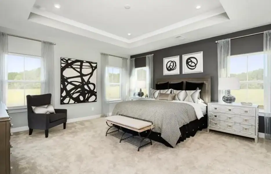 Furnished interior view inside a new home in , Commerce (Image 8).