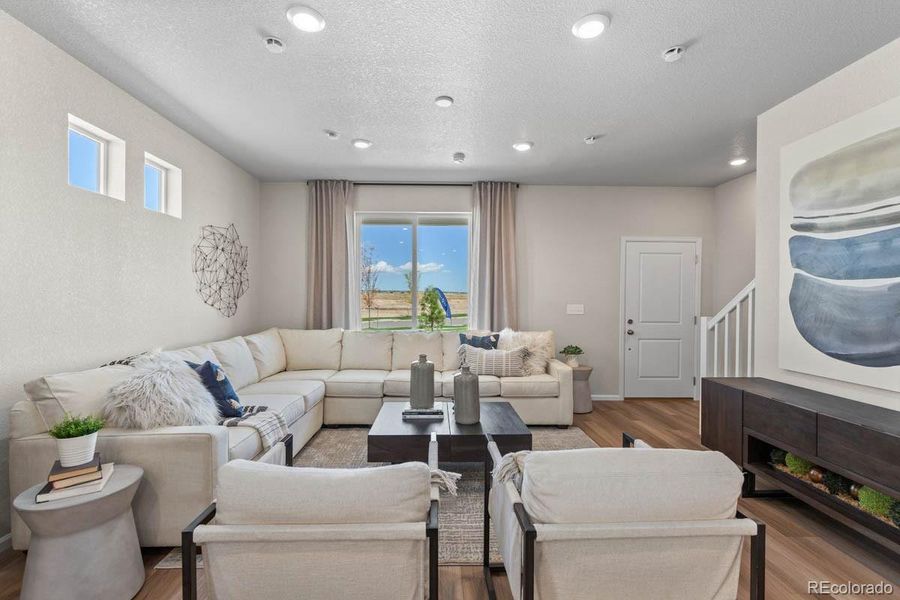 Furnished interior view inside a new home in Green Valley Ranch, Aurora (Image 10).