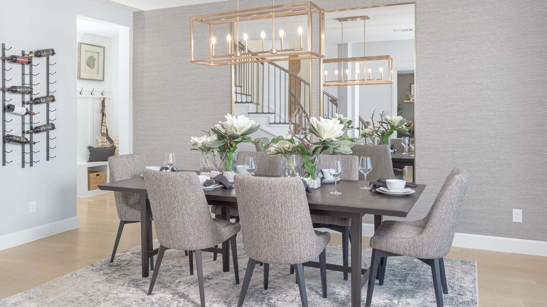 Representative furnished interior of a home built from the 3791W by Perry Homes in Valencia, Manvel (Image 4).