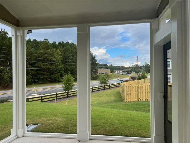 Exterior details and patio area of a home in Crofton Place Enclave, Snellville (Image 2). Exterior details and patio area of a home in Crofton Place Enclave, Snellville (Image 2).