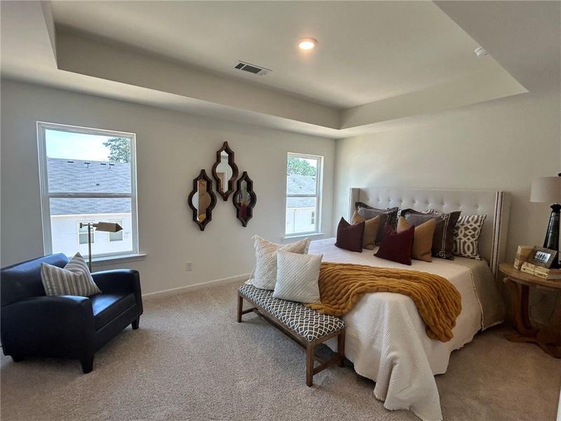 Furnished interior view inside a new home in Old Salem Crossing, Conyers (Image 28).
