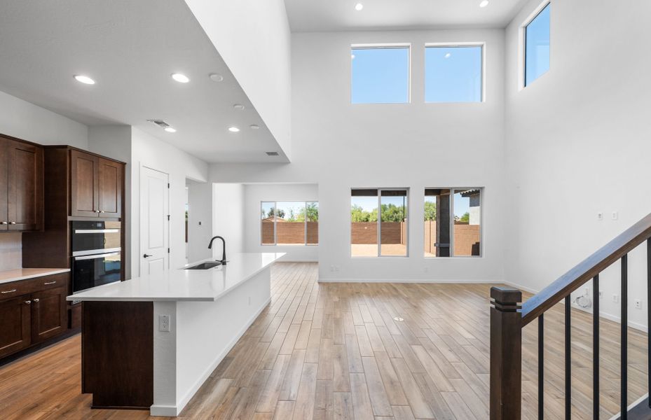 Furnished interior view inside a new home in Legado West, Queen Creek (Image 4).