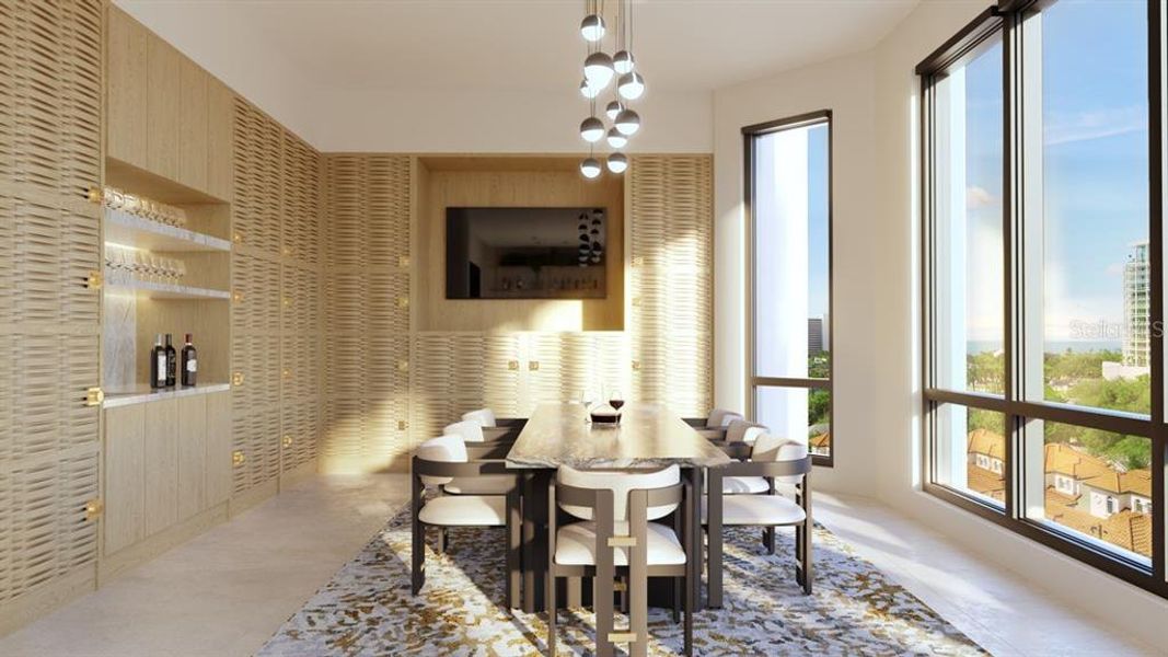 Furnished interior view inside a new home in , Sarasota (Image 6).