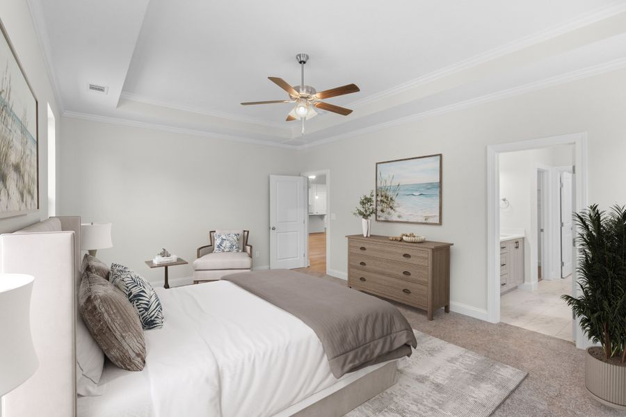 Furnished interior view inside a new home in Windsor, North Augusta (Image 4).