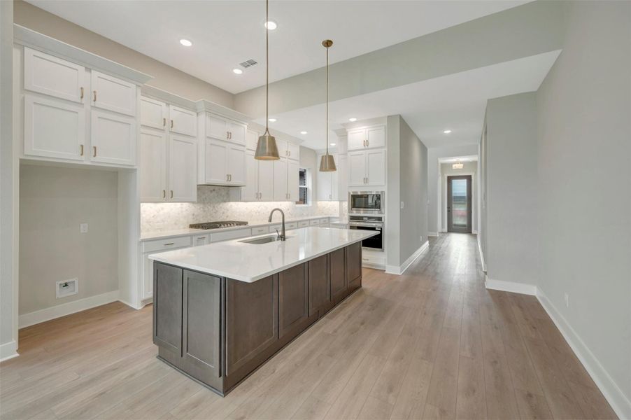 Furnished interior view inside a new home in Elyson - Reserve Collection, Katy (Image 6).