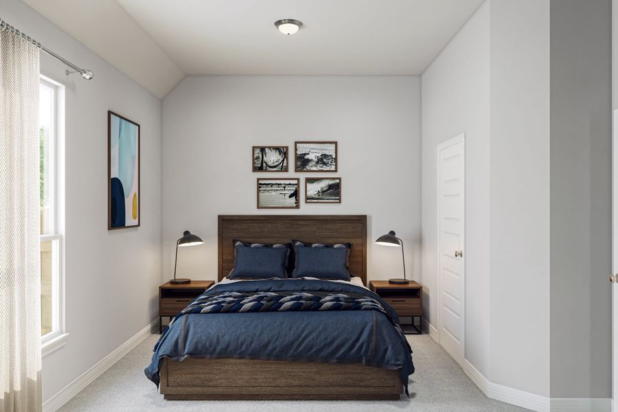 Representative furnished interior of a home built from the Starling by Tri Pointe Homes in Oakhill Reserve, Tomball (Image 14).