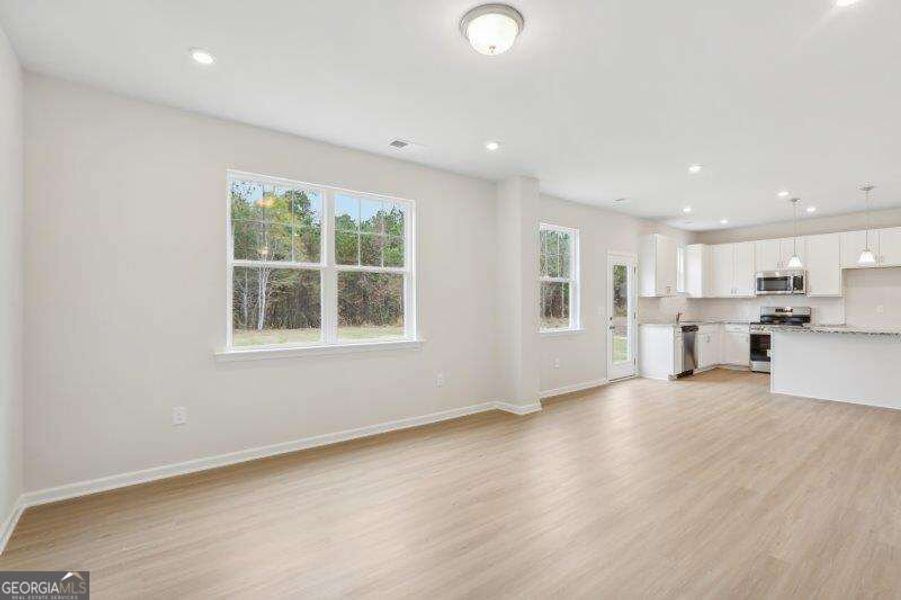 Spacious, unfurnished interior of a new home in Bryson Farms, Byron (Image 8).