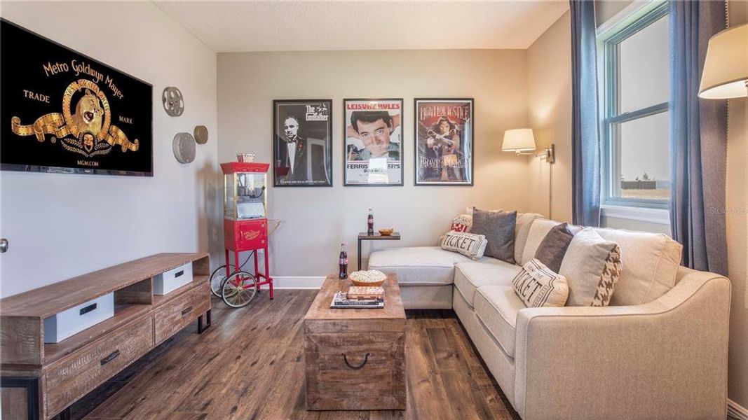 Model home - actual features may vary.