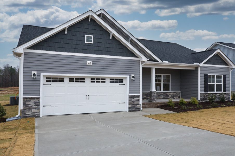 Representative exterior photo of a completed home built from the Clarion by Caviness & Cates Communities in Maggie Way, Wendell, NC (Image 6).