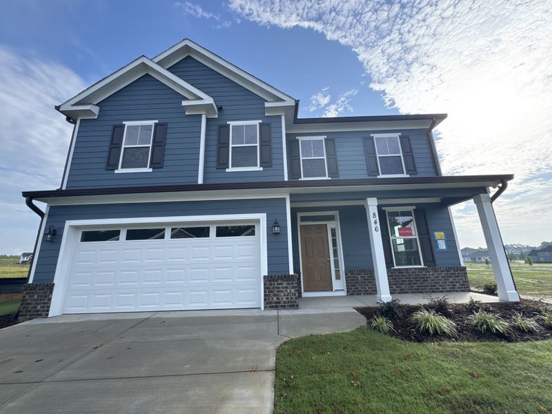 Front exterior of a new home in Tillery Park, Grovetown, GA, highlighting curb appeal (Image 18). Front exterior of a new home in Tillery Park, Grovetown, GA, highlighting curb appeal (Image 18).