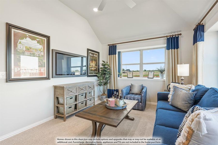 Furnished interior view inside a new home in Ridge Ranch, Mesquite (Image 28). Furnished interior view inside a new home in Ridge Ranch, Mesquite (Image 28).