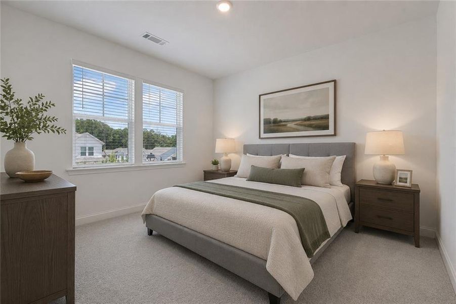Furnished interior view inside a new home in Bailey Fence, Dacula (Image 6).
