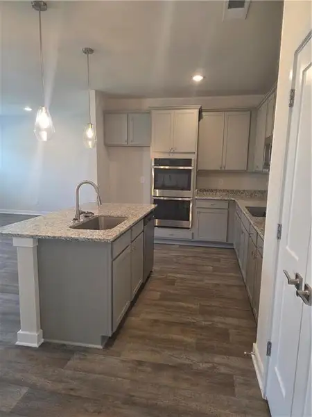 Furnished interior view inside a new home in Creekbend Overlook, South Fulton (Image 3). Furnished interior view inside a new home in Creekbend Overlook, South Fulton (Image 3).