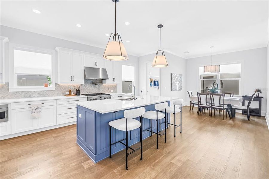 Furnished interior view inside a new home in , St. Petersburg (Image 15).