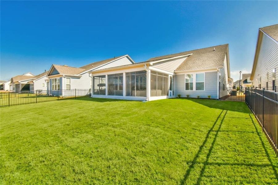 Exterior details and patio area of a home in , Hoschton (Image 3).