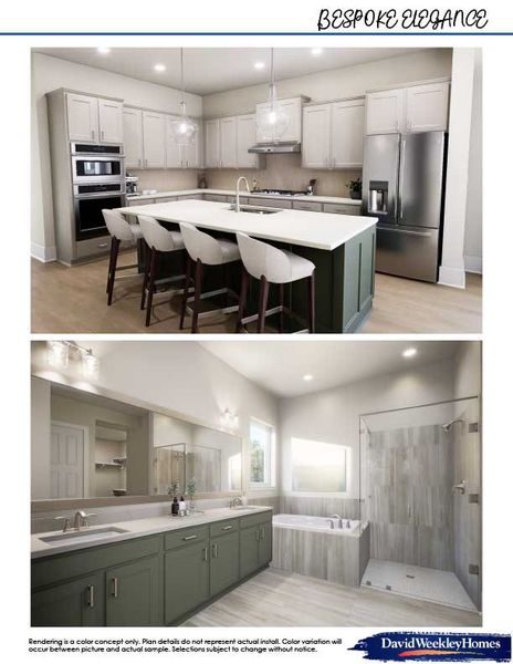 Furnished interior view inside a new home in Harvest Green - Reserve Collection, Richmond (Image 4).