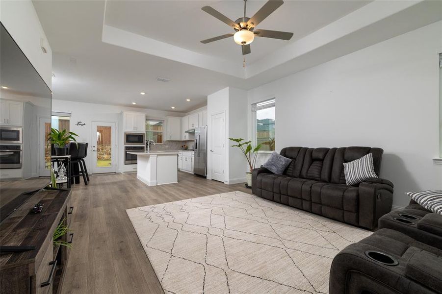 Furnished interior view inside a new home in , Fort Worth (Image 13). Furnished interior view inside a new home in , Fort Worth (Image 13).