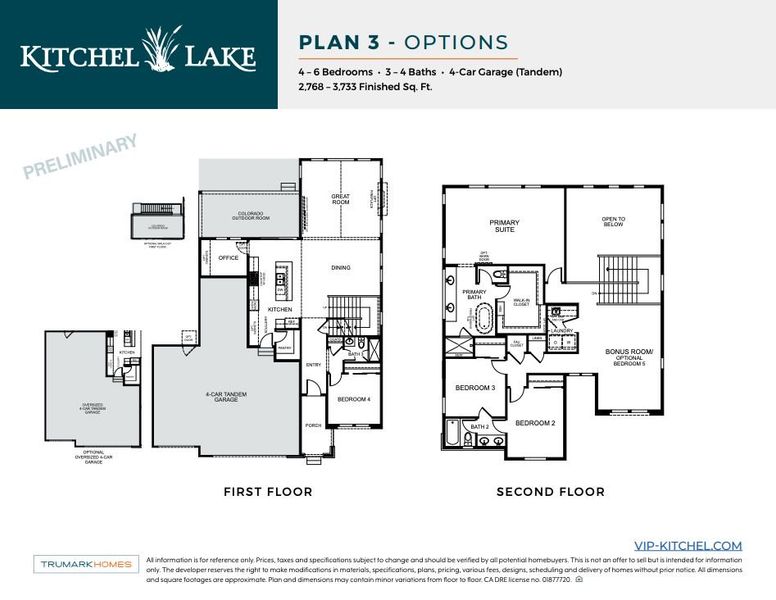 Kitchel Lake Plan 3 Floor Plan