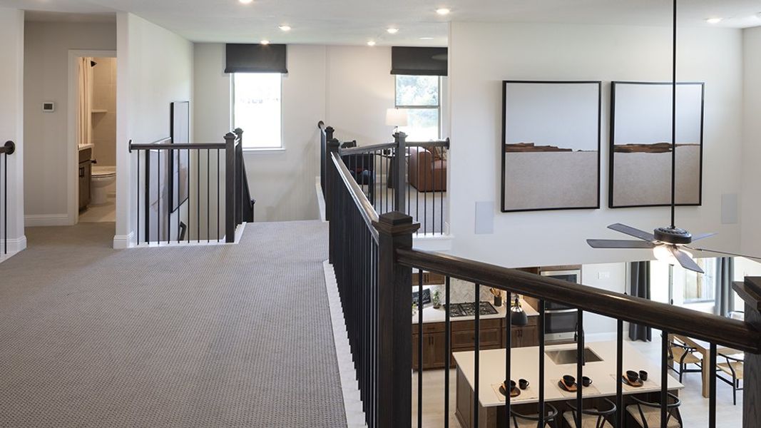 Furnished interior view inside a new home in The Ridge at Northlake, Northlake (Image 10). Furnished interior view inside a new home in The Ridge at Northlake, Northlake (Image 10).