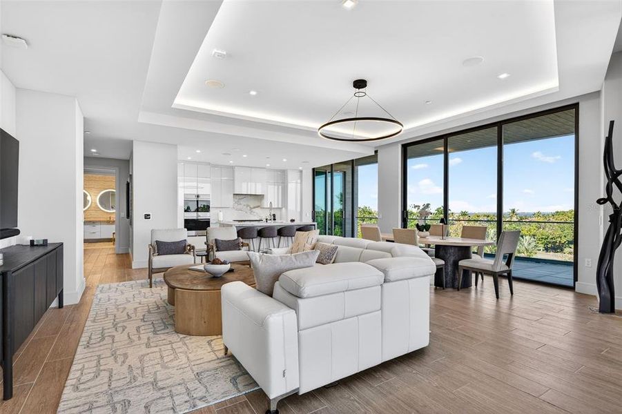 Furnished interior view inside a new home in , Longboat Key (Image 14). Furnished interior view inside a new home in , Longboat Key (Image 14).