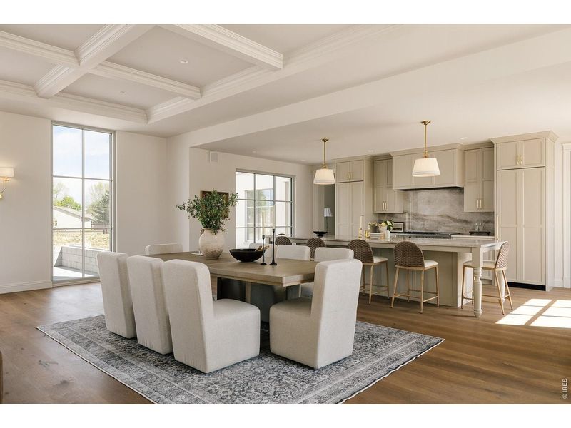 Furnished interior view inside a new home in , Fort Collins (Image 37).