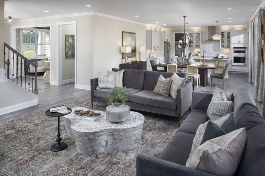 Lassen model home greatroom Lassen model home greatroom