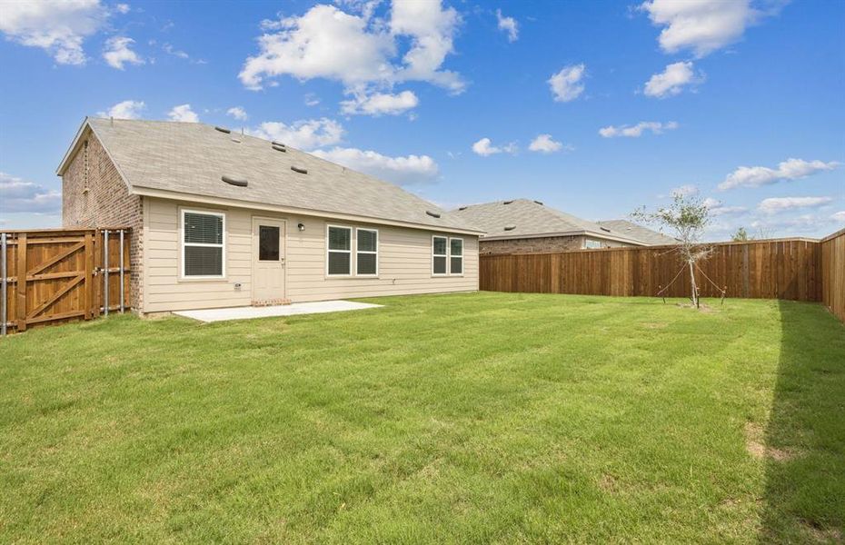 Oversized yard Oversized yard