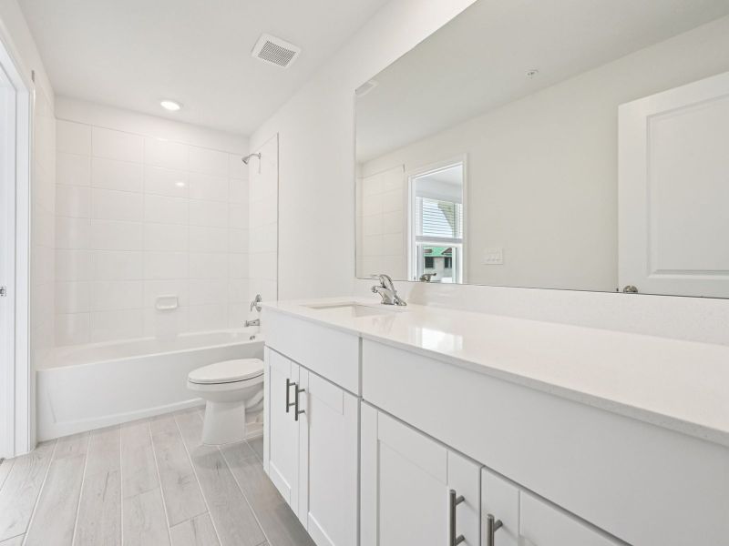 Furnished interior view inside a new home in Tidewater, Fort Pierce (Image 7). Furnished interior view inside a new home in Tidewater, Fort Pierce (Image 7).