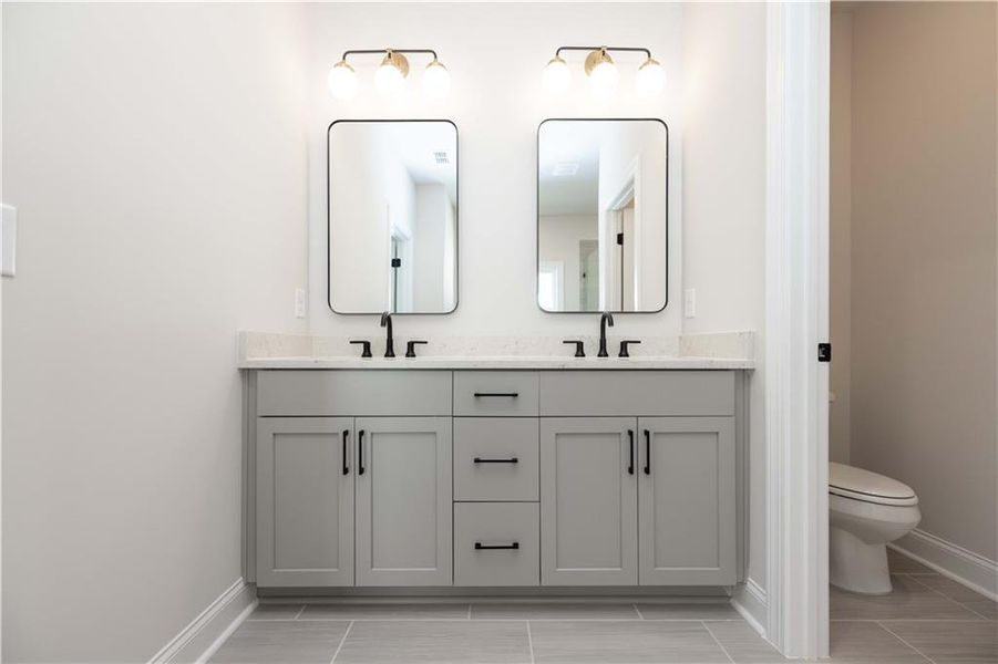 Furnished interior view inside a new home in Waterhaven, Cumming (Image 18).