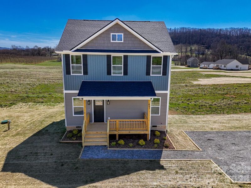Exterior details and patio area of a home in , Hendersonville (Image 25).