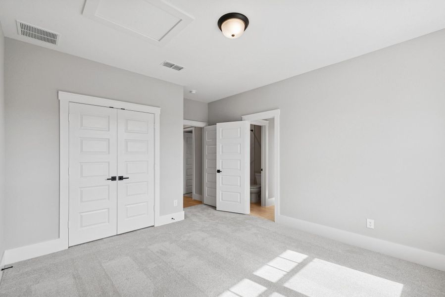 Spacious, unfurnished interior of a new home in Easthaven at Bridgeland Central - Horizon Collection, Cypress (Image 28).