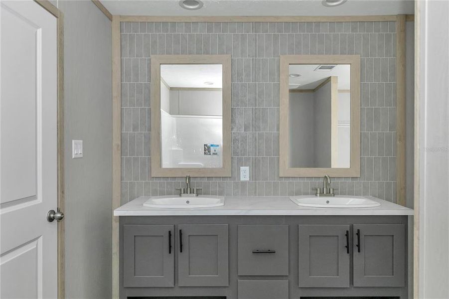 Furnished interior view inside a new home in , Williston (Image 7).