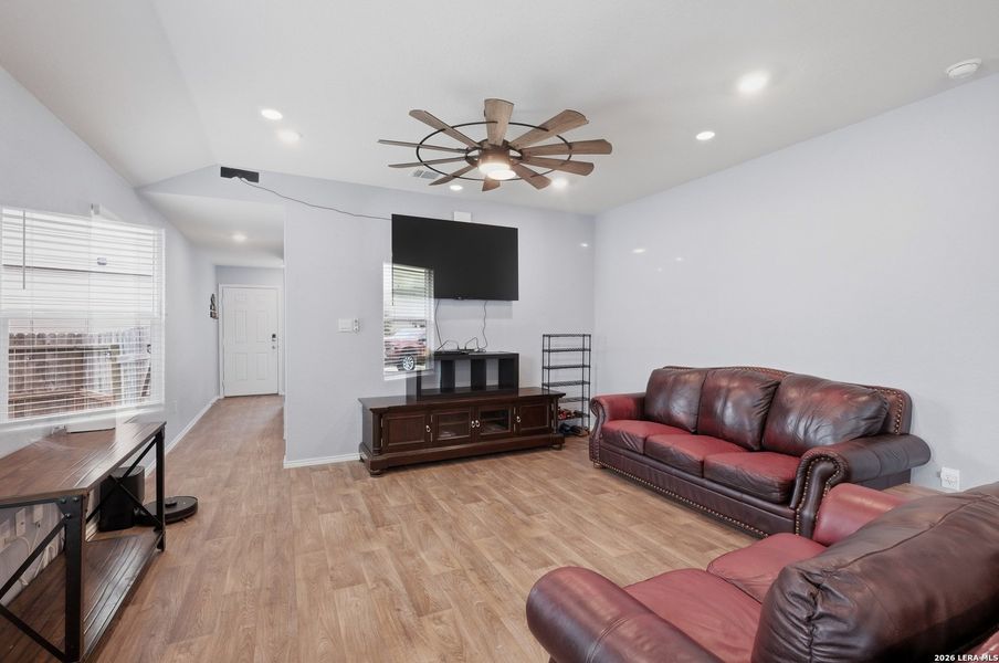 Furnished interior view inside a new home in Preserve at Medina, Von Ormy (Image 9).