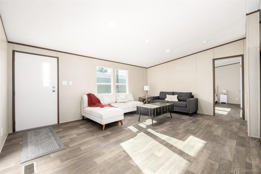 Furnished interior view inside a new home in , Colorado Springs (Image 19).