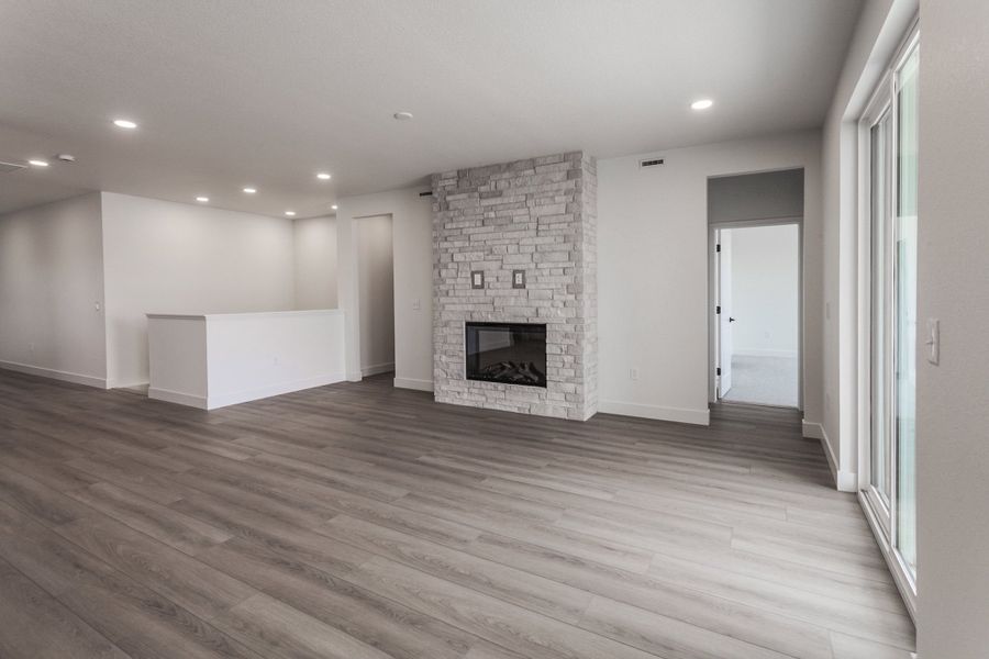Representative unfurnished interior of a home built from the Morrison by Hartford Homes in Prairie Song, Windsor (Image 27).