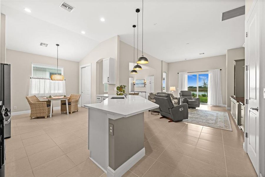 Furnished interior view inside a new home in , Punta Gorda (Image 29).