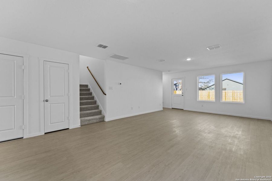 Spacious, unfurnished interior of a new home in Friendship Oaks, Fredericksburg (Image 17). Spacious, unfurnished interior of a new home in Friendship Oaks, Fredericksburg (Image 17).