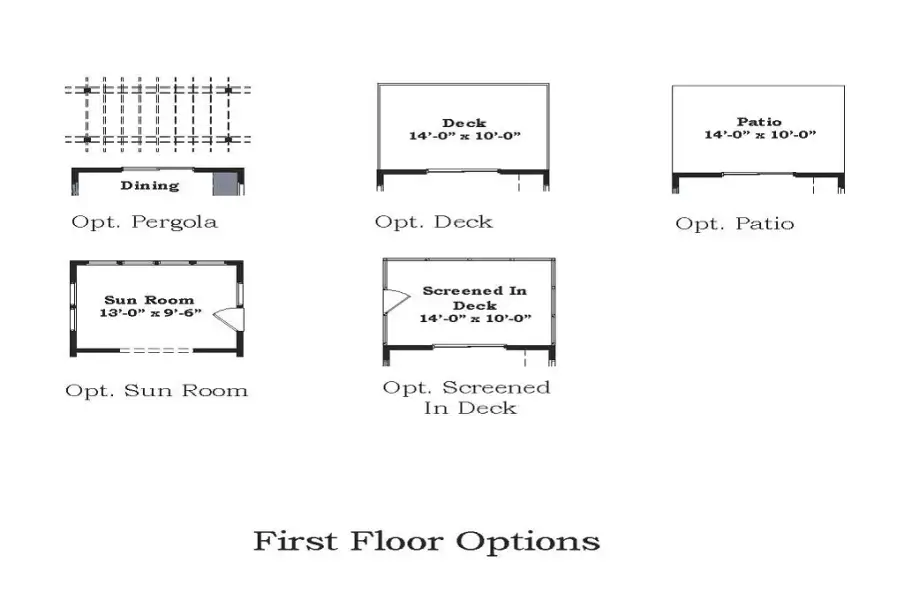 2D floor plan layout for the The Middleton by Norfolk Homes in Offsite Builds Southern Michigan, Ann Arbor, MI (Image 7).