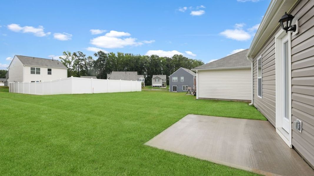 Exterior details and patio area of a home in Varner Station, Woodruff (Image 16).