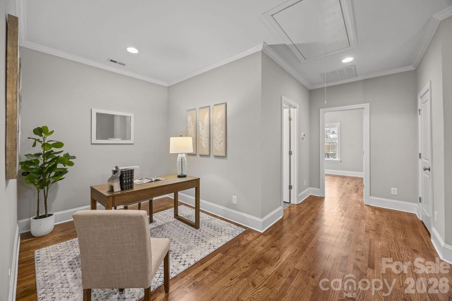 Furnished interior view inside a new home in , Concord (Image 6). Furnished interior view inside a new home in , Concord (Image 6).
