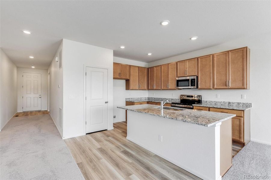 Furnished interior view inside a new home in Terrain Oak Valley, Castle Rock (Image 16).