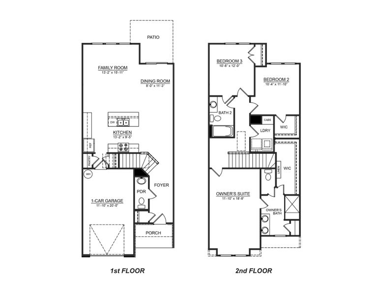 2D floor plan layout of this home in Hidden Hills, Spartanburg, SC (Image 2). 2D floor plan layout of this home in Hidden Hills, Spartanburg, SC (Image 2).