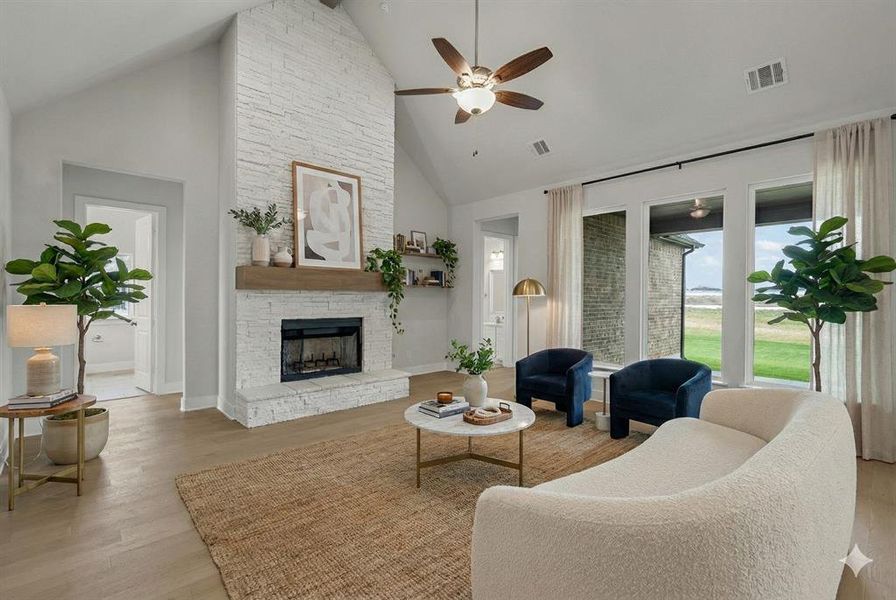 Furnished interior view inside a new home in Lakeridge Estates - 1 Acre Lots, Lorena (Image 7). Furnished interior view inside a new home in Lakeridge Estates - 1 Acre Lots, Lorena (Image 7).