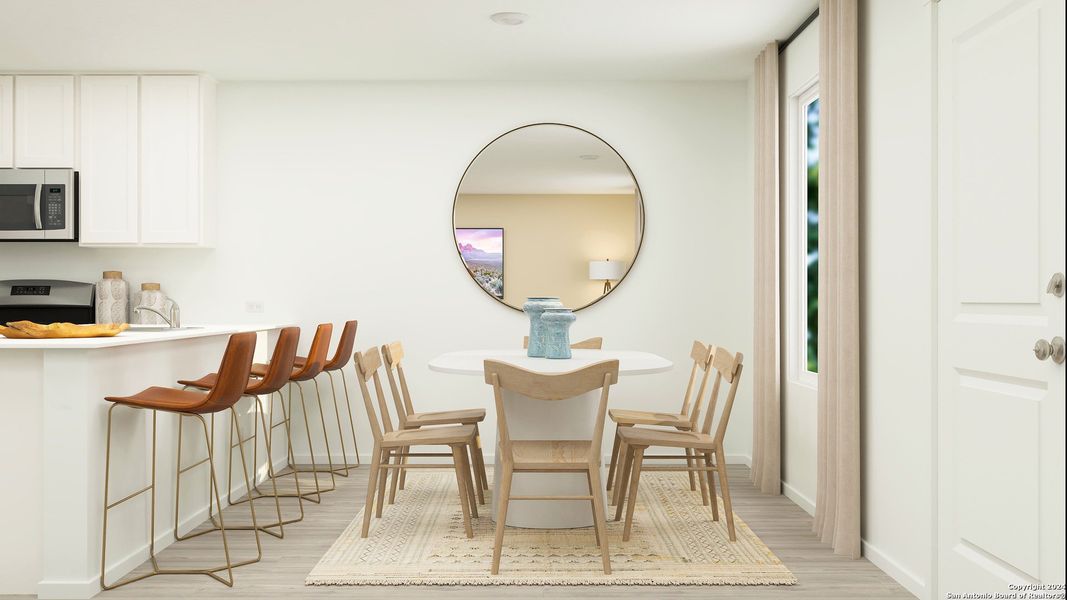Furnished interior view inside a new home in Enclave at Horizon Pointe, Converse (Image 3).